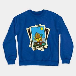 TAROT CARDS DECK | THE EMPEROR. | FORTUNE CAT Crewneck Sweatshirt